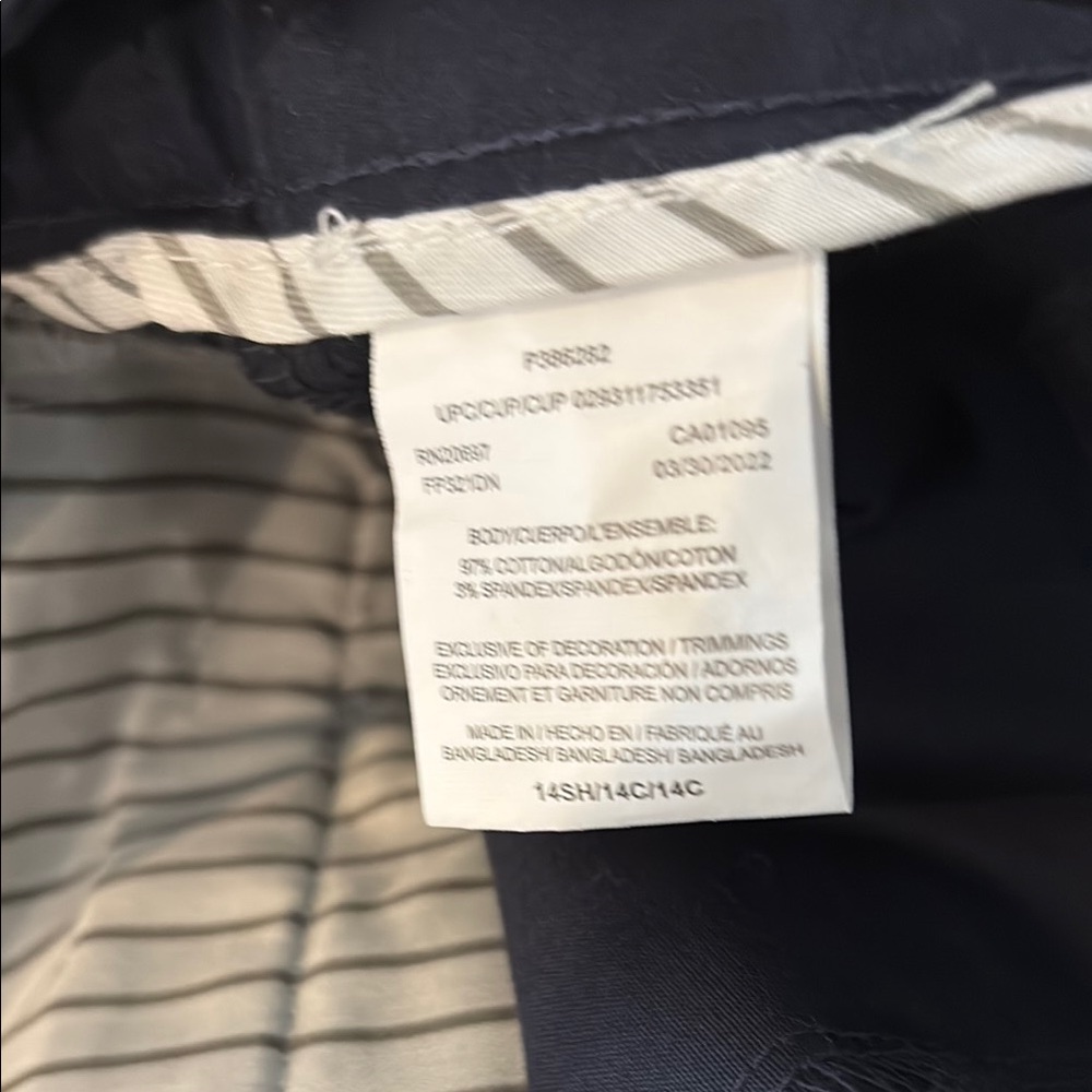 Dickies Black Chinos Structured Cotton Blend - Picture 6 of 8